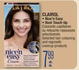 Jean Coutu CLAIROL Nice'n Easy, Root Touch-Up Selected hair colouring and regrowth coverup products offer