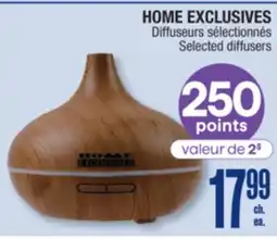 Jean Coutu HOME EXCLUSIVES Selected diffusers offer