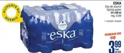 Jean Coutu ESKA Spring water offer