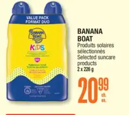 Jean Coutu BANANA BOAT Selected suncare products offer