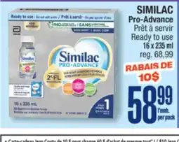 Jean Coutu SIMILAC Pro-Advance Ready to use offer