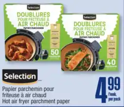 Jean Coutu Selection Hot air fryer parchment paper offer