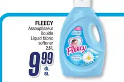 Jean Coutu FLEECY Liquid fabric softener offer