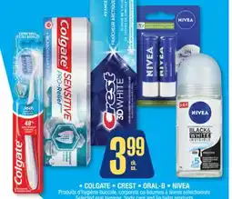 Jean Coutu COLGATE, CREST, ORAL-B, NIVEA Selected oral hygiene, body care and lip balm products offer