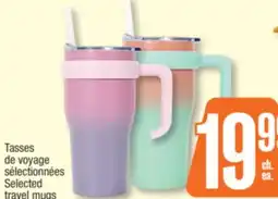 Jean Coutu Selected travel mugs offer