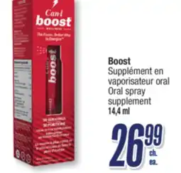 Jean Coutu Boost Oral spray supplement offer