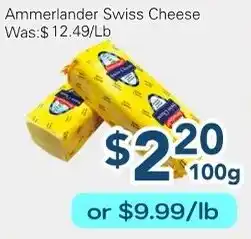 Oceans Fresh Food Market Ammerlander Swiss Cheese offer