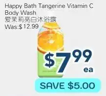 Oceans Fresh Food Market Happy bath tangerine vitamin c body wash offer
