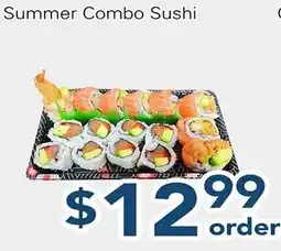 Oceans Fresh Food Market Summer combo sushi offer