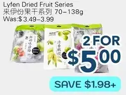 Oceans Fresh Food Market Lyfen dried fruit series offer