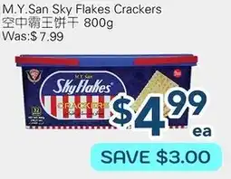 Oceans Fresh Food Market M.Y.San Sky Flakes Crackers offer