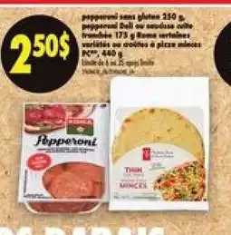Maxi pepperoni sans gluten 250 g, pepperoni Bell ou saucisse molle Mastro 175 g offer
