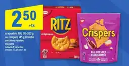 Maxi Ritz or Crispers offer