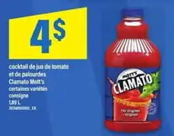 Maxi Clamato Mott's offer