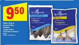 Maxi SeaQuest Tilapia ou Pompano offer