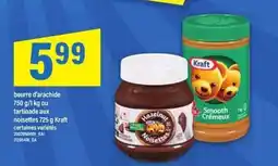 Maxi Kraft beurre d'arachide ou tartinade aux noisettes offer