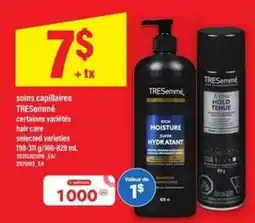 Maxi TRESemmé soins capillaires offer
