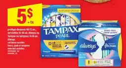 Maxi Tampax Pearl & Always offer
