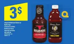 Maxi sauce barbecue Diana ou Bull's-Eye offer