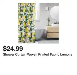 Wayfair Shower Curtain Woven Printed Fabric Lemons offer