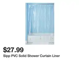 Wayfair Sipp PVC Solid Shower Curtain Liner offer