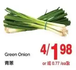 T&T Supermarket Green Onion offer