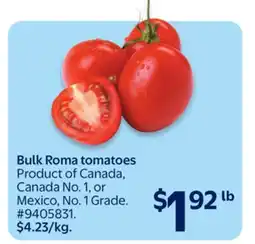 Walmart Bulk Roma tomatoes offer
