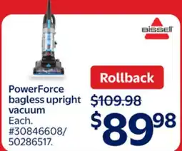 Walmart PowerForce bagless upright vacuum offer