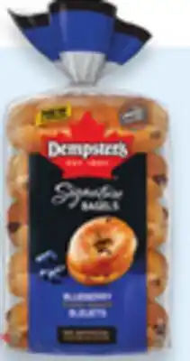Walmart Dempster's core or premium bagels offer