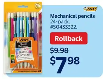 Walmart Mechanical pencils offer