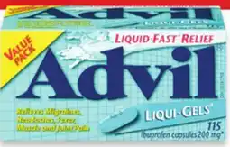 Walmart Advil Liqui-Gels Value pack offer