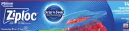 Walmart Ziploc snack, sandwich or freezer bags offer