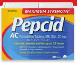 Walmart Pepcid AC maximum strength offer