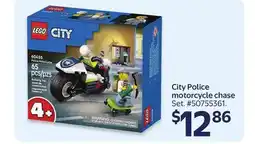Walmart City Police motorcycle chase offer