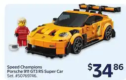 Walmart Speed Champions Porsche 911 GT3 Super Car offer