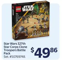 Walmart Star Wars 327th Star Corps Clone Troopers Battle Pack offer