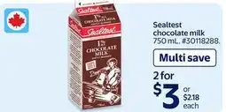 Walmart Sealtest chocolate milk offer