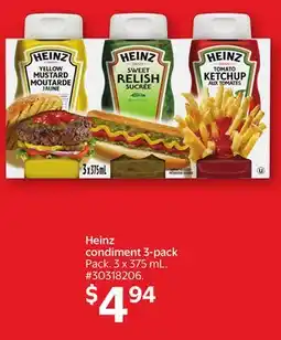 Walmart Heinz condiment 3-pack offer