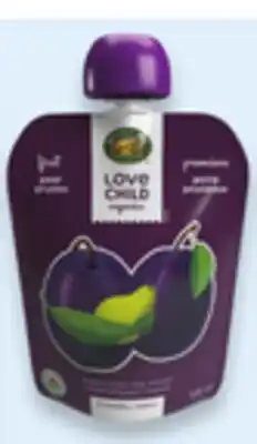Walmart Love Child organic purees offer