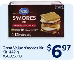 Walmart Great Value s'mores kit offer