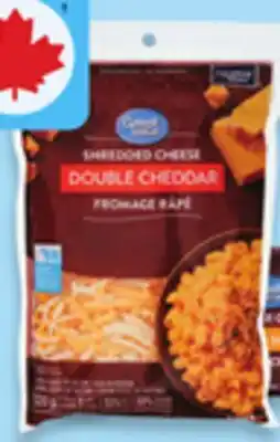 Walmart Great Value cheese shreds 320 g offer
