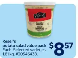 Walmart Reser's potato Salad Value Pack offer