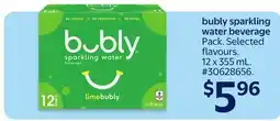 Walmart bubly sparkling water beverages offer