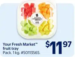 Walmart Your Fresh Market fruit tray offer