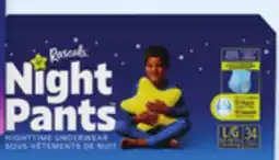 Walmart Rascals boys' or girls' Night Pants nighttime underwear offer