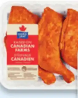 Walmart Maple Leaf Seasoned Chicken Legs 3 pack offer