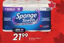 Sobeys SPONGE TOWELS offer