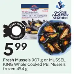 Sobeys Fresh Mussels offer