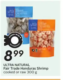 Sobeys ULTRA NATURAL Fair Trade Honduras Shrimp offer