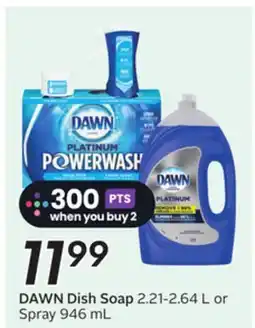 Sobeys DAWN Dish Soap offer